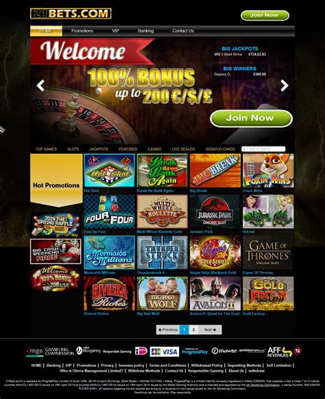 21bets casino aplicação